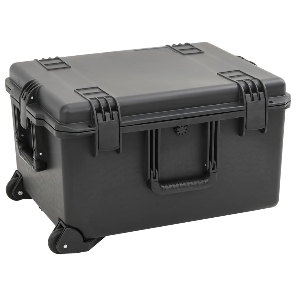 Koffer für Flugreise Tragbar Schwarz 62,5x49,5x37 cm PP Koffer für Flugreise Tragbar Schwarz 62,5x49,5x37 cm PP