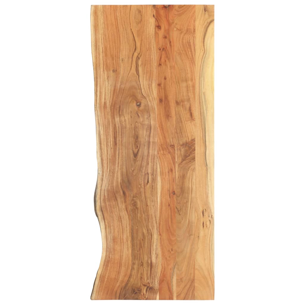 Badezimmer-Waschtischplatte Massivholz Akazie 140x52x3,8 cm Badezimmer-Waschtischplatte Massivholz Akazie 140x52x3,8 cm