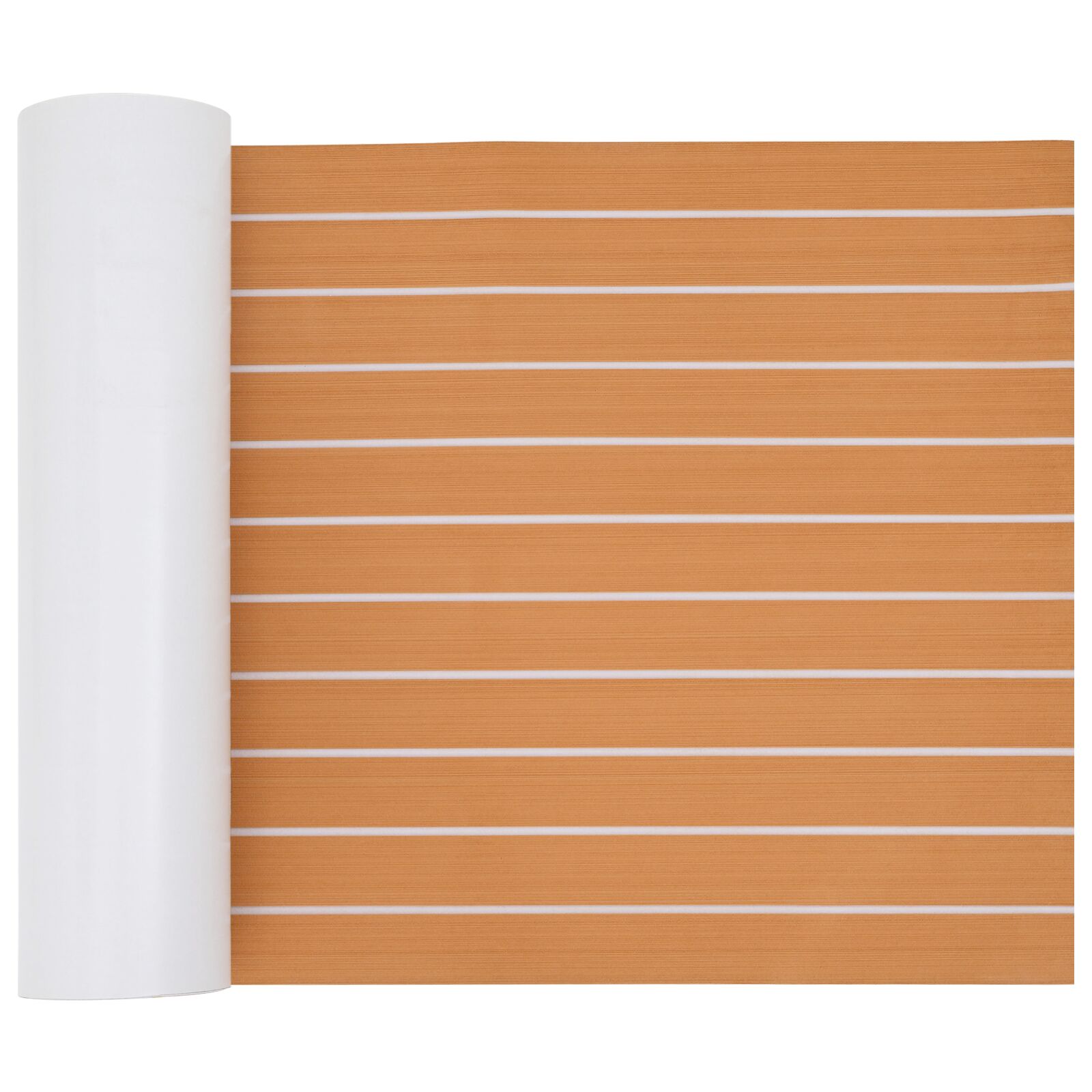 Bootsbelag Selbstklebend Braun und Weiß 240x60 cm EVA-Schaum Bootsbelag Selbstklebend Braun und Weiß 240x60 cm EVA-Schaum