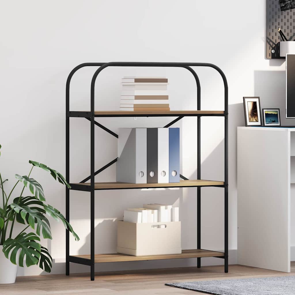 Regal Eiche handwerklich 80 x 30 x 109 cm Holzwerkstoff
