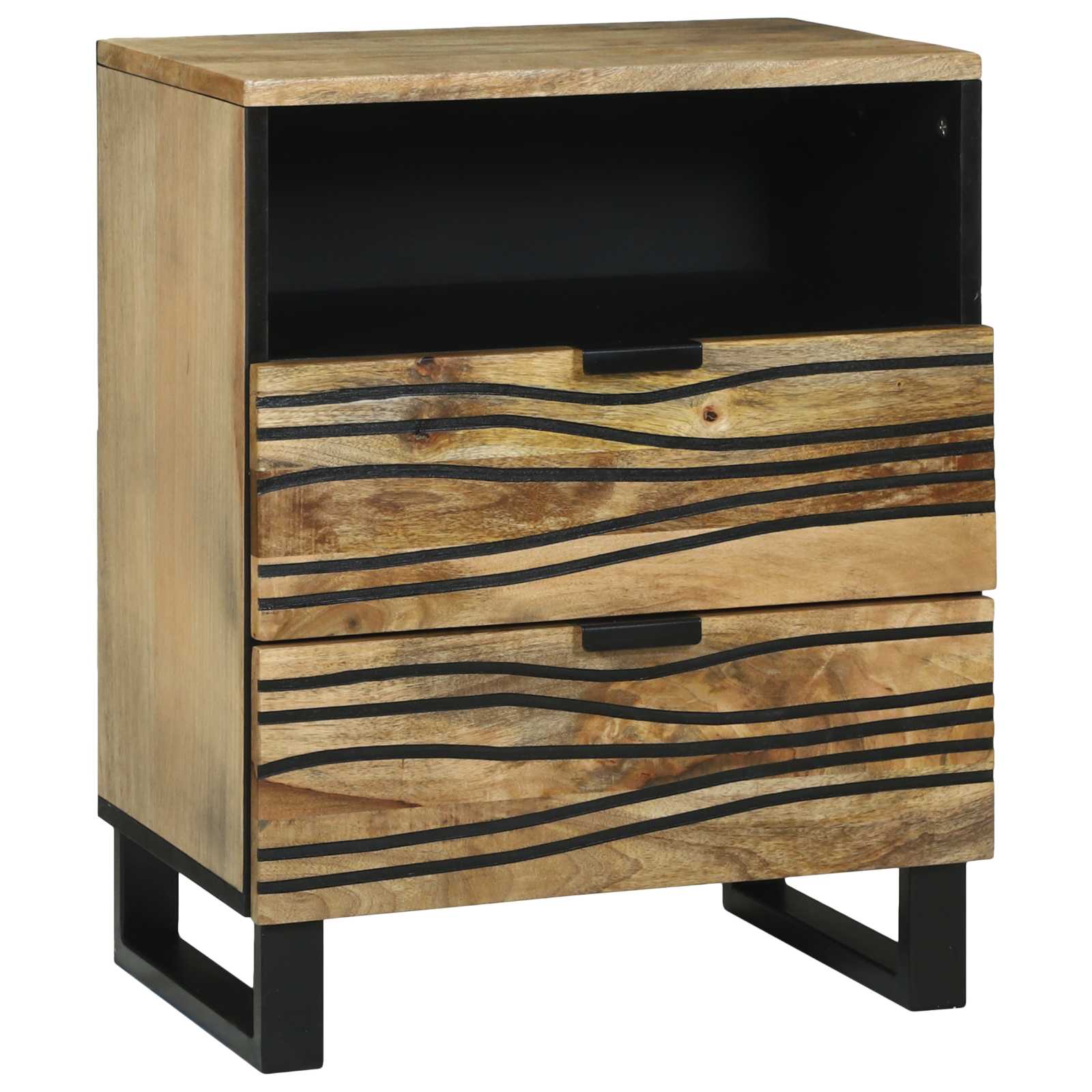 Nachttisch 50x33x60 cm Massivholz Mango Nachttisch 50x33x60 cm Massivholz Mango