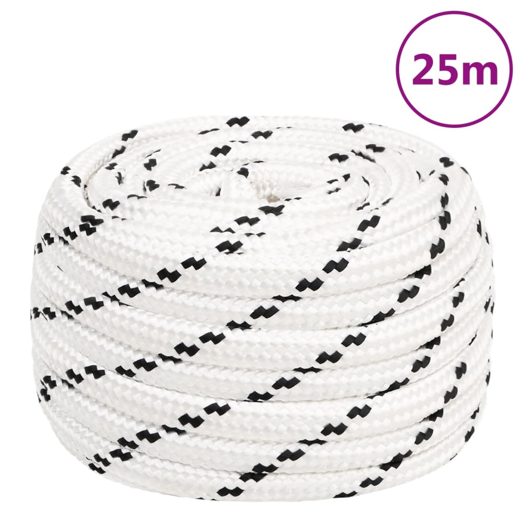Arbeitsseil Weiß 20 mm 25 m Polyester Arbeitsseil Weiß 20 mm 25 m Polyester