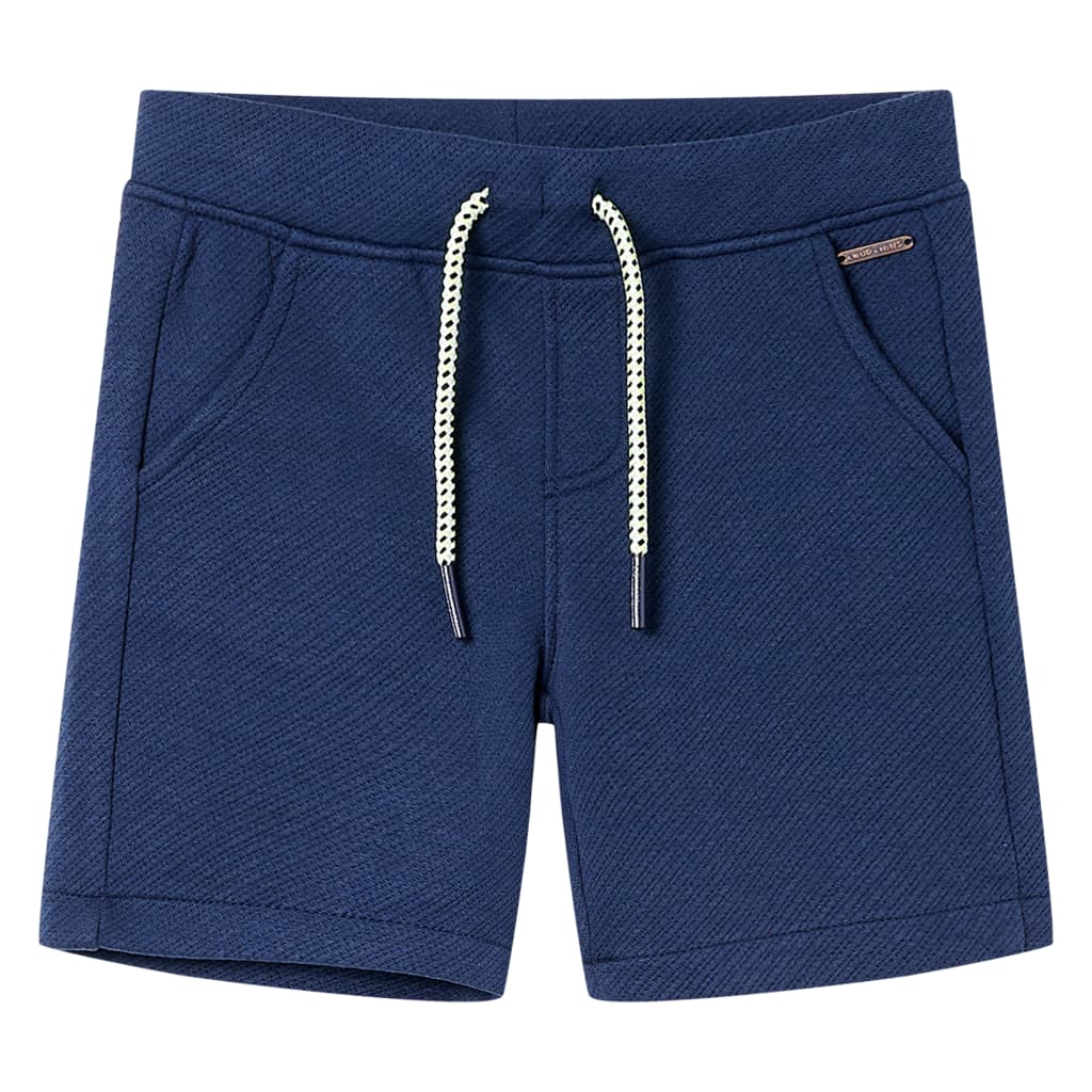 Kindershorts mit Kordelzug Dunkelblau 92 Kindershorts mit Kordelzug Dunkelblau 92