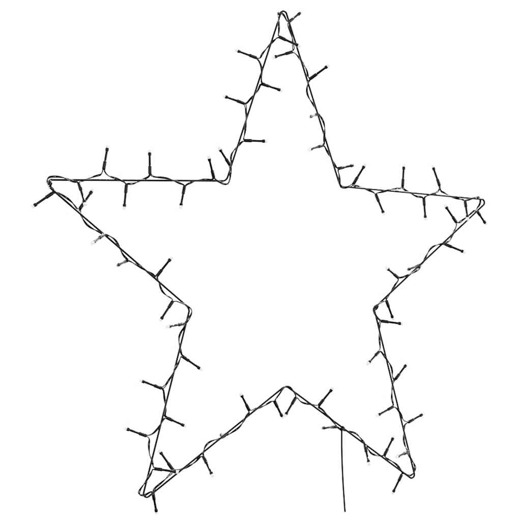 Weihnachtsbeleuchtung Stern-Silhouette 80 LEDs Warmweiß Weihnachtsbeleuchtung Stern-Silhouette 80 LEDs Warmweiß