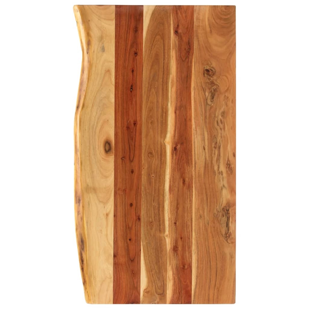 Badezimmer-Waschtischplatte Massivholz Akazie 100x52x3,8 cm