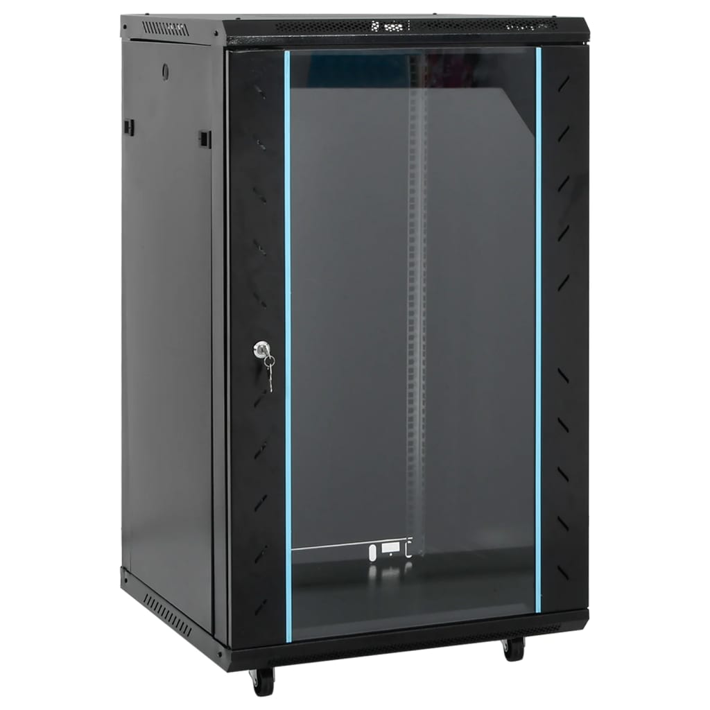 18U Netzwerkschrank auf Rollen 19" IP20 60x60x100 cm 18U Netzwerkschrank auf Rollen 19" IP20 60x60x100 cm