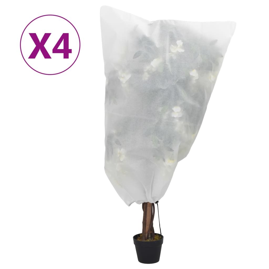 Wintervlies mit Kordelzug 4 Stk. 70 g/m² 0,8x0,8 m Wintervlies mit Kordelzug 4 Stk. 70 g/m² 0,8x0,8 m