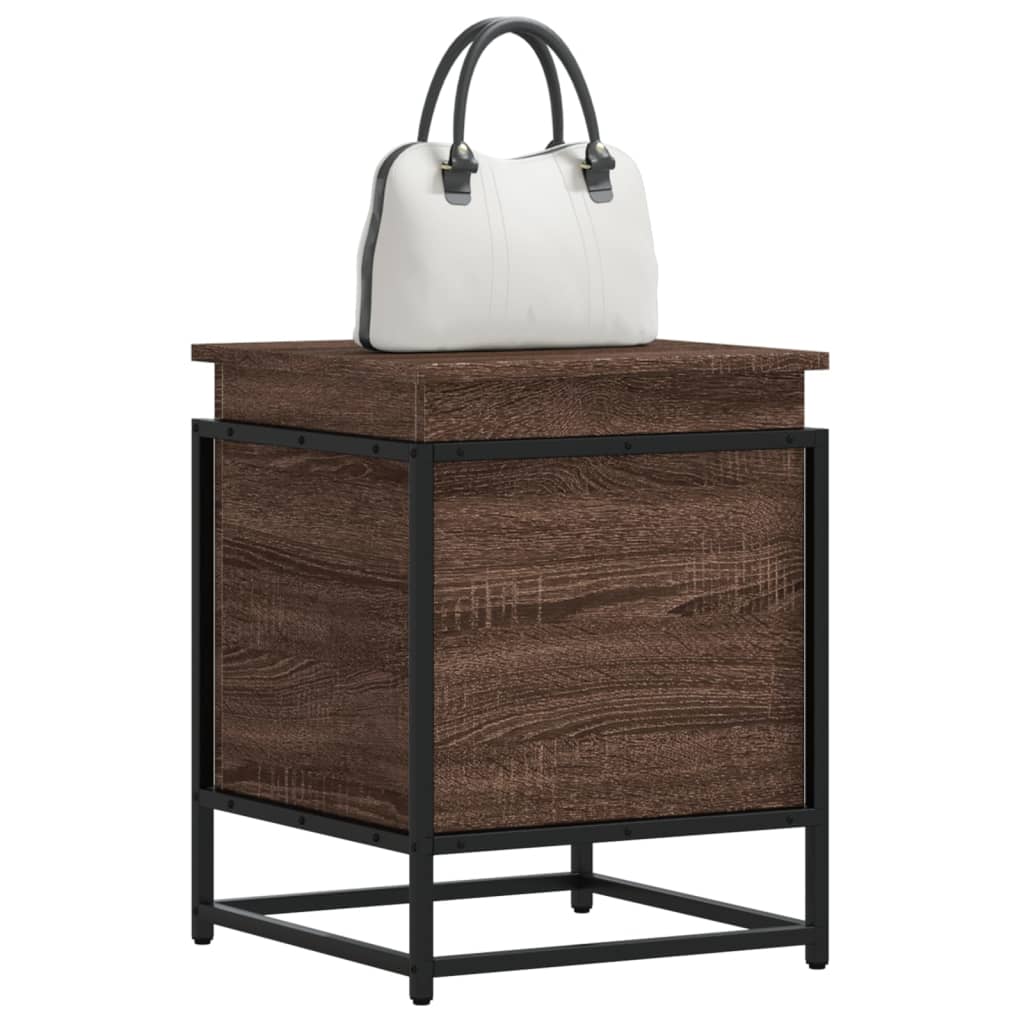 Aufbewahrungsbox mit Deckel Eichen-Optik 40x40x51,5 cm Aufbewahrungsbox mit Deckel Eichen-Optik 40x40x51,5 cm