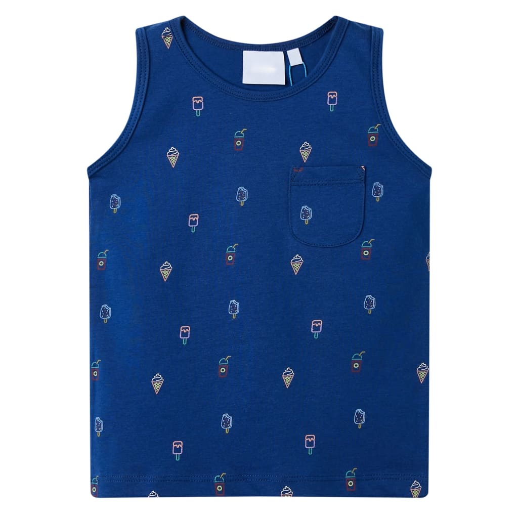 Kinder-Tanktop Dunkelblau 116 Kinder-Tanktop Dunkelblau 116