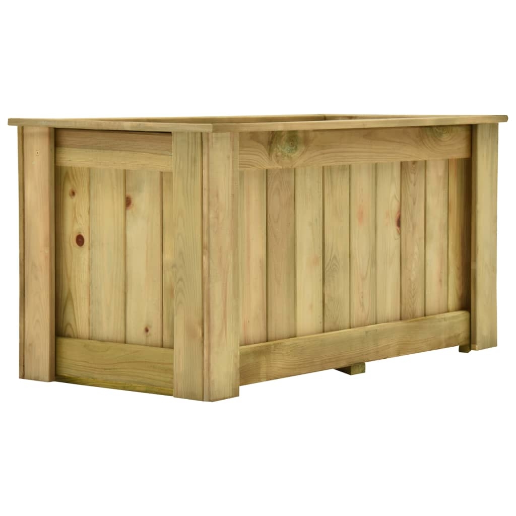 Hochbeet 100 x 50 x 50 cm Kiefernholz Imprägniert Hochbeet 100 x 50 x 50 cm Kiefernholz Imprägniert