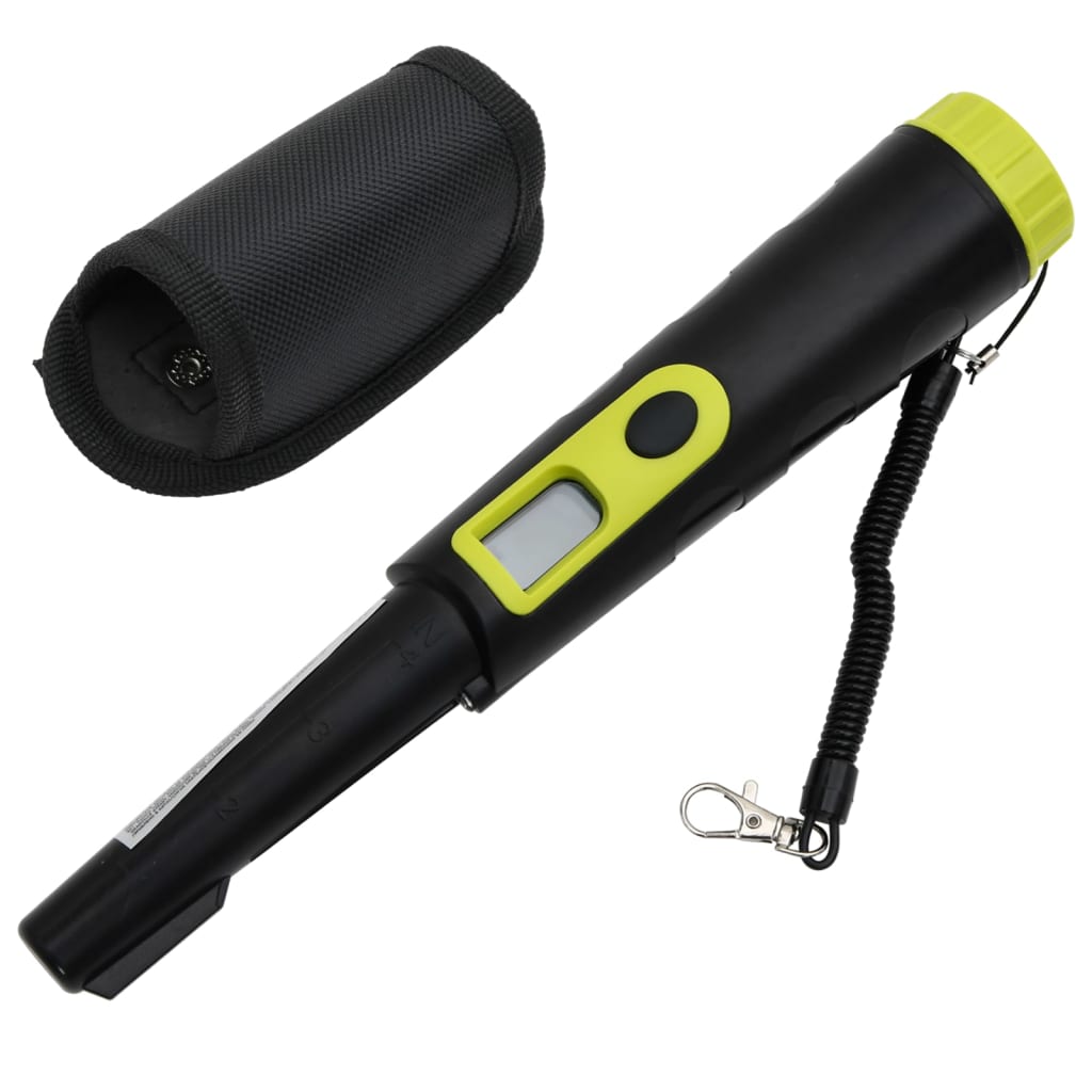 Metalldetektor-Pinpointer mit LCD-Display Schwarz und Gelb Metalldetektor-Pinpointer mit LCD-Display Schwarz und Gelb