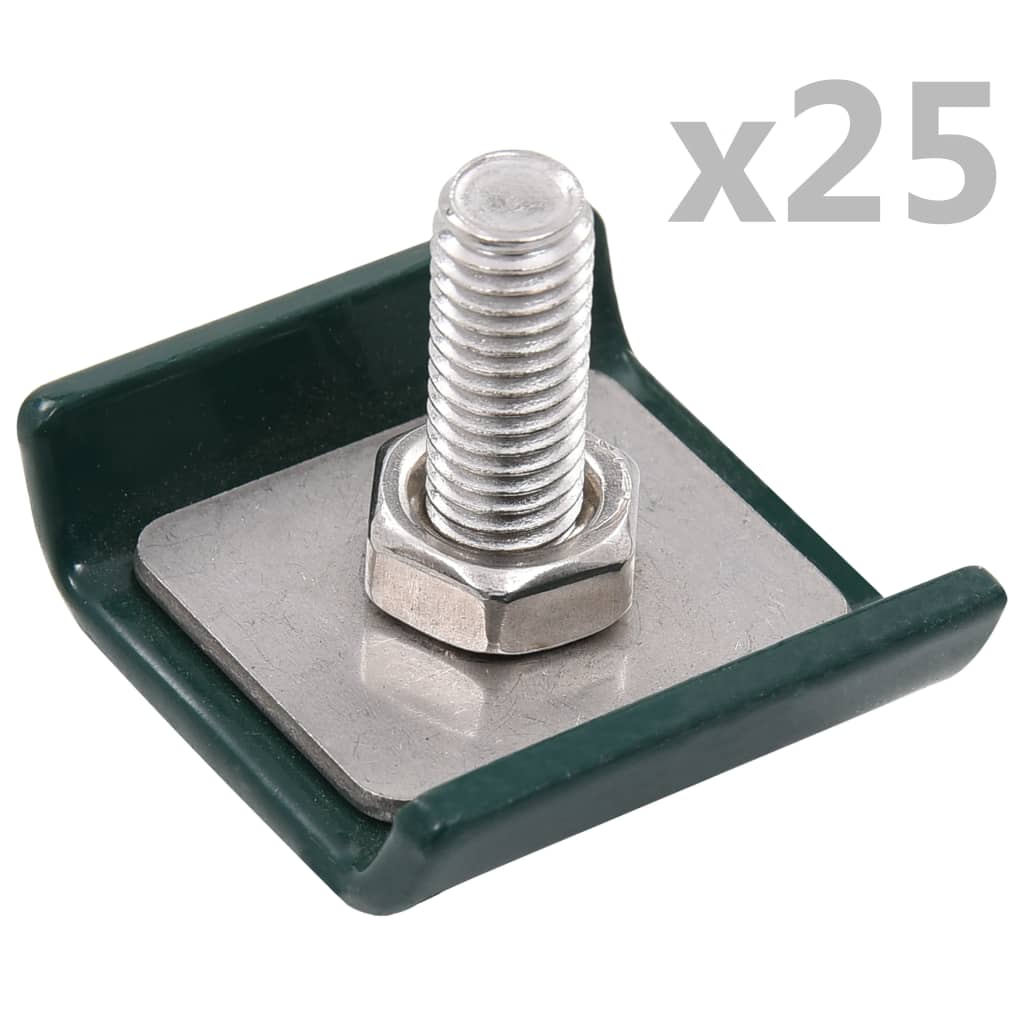 Gittermattenverbinder 25 Sets Grün Gittermattenverbinder 25 Sets Grün