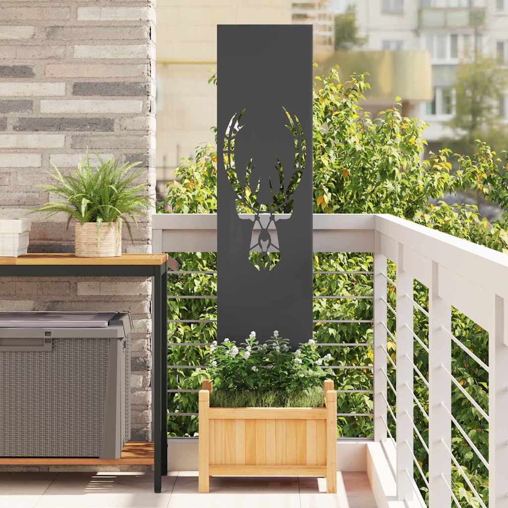 Garten dekoratives Panel Schwarz 32 x 140 cm Garten dekoratives Panel Schwarz 32 x 140 cm