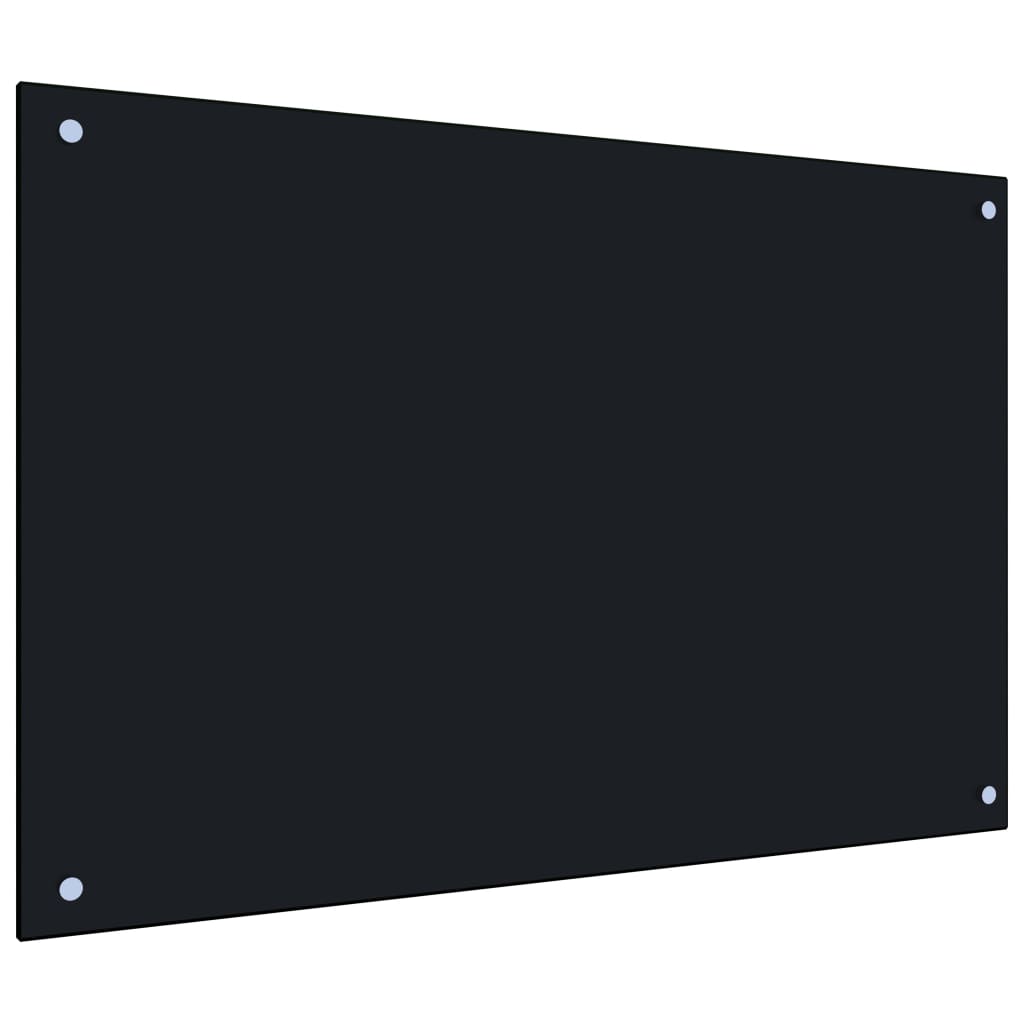 Küchenrückwand Schwarz 90x60 cm Hartglas Küchenrückwand Schwarz 90x60 cm Hartglas