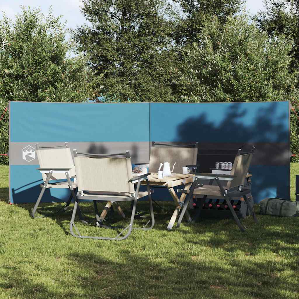 Camping-Windschutz Blau 344x120 cm Wasserdicht Camping-Windschutz Blau 344x120 cm Wasserdicht