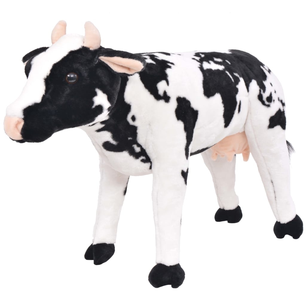 Plüschtier Kuh Stehend Plüsch Schwarz und Weiß XXL Plüschtier Kuh Stehend Plüsch Schwarz und Weiß XXL
