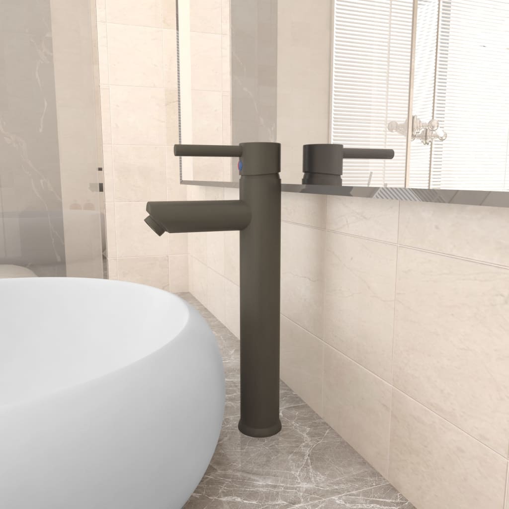 Badezimmer Mischbatterie Grau 12x30 cm Badezimmer Mischbatterie Grau 12x30 cm