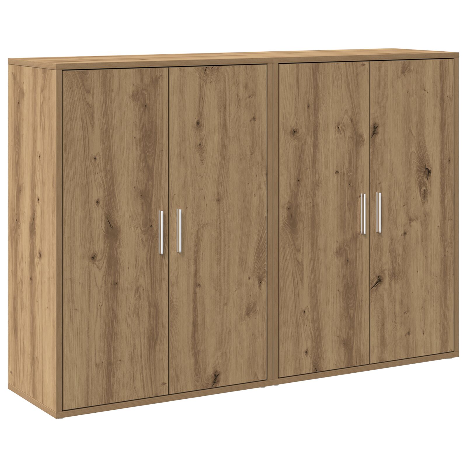 Sideboards 2 Stück Artisan Eiche 60x31x84 cm Holzwerkstoff