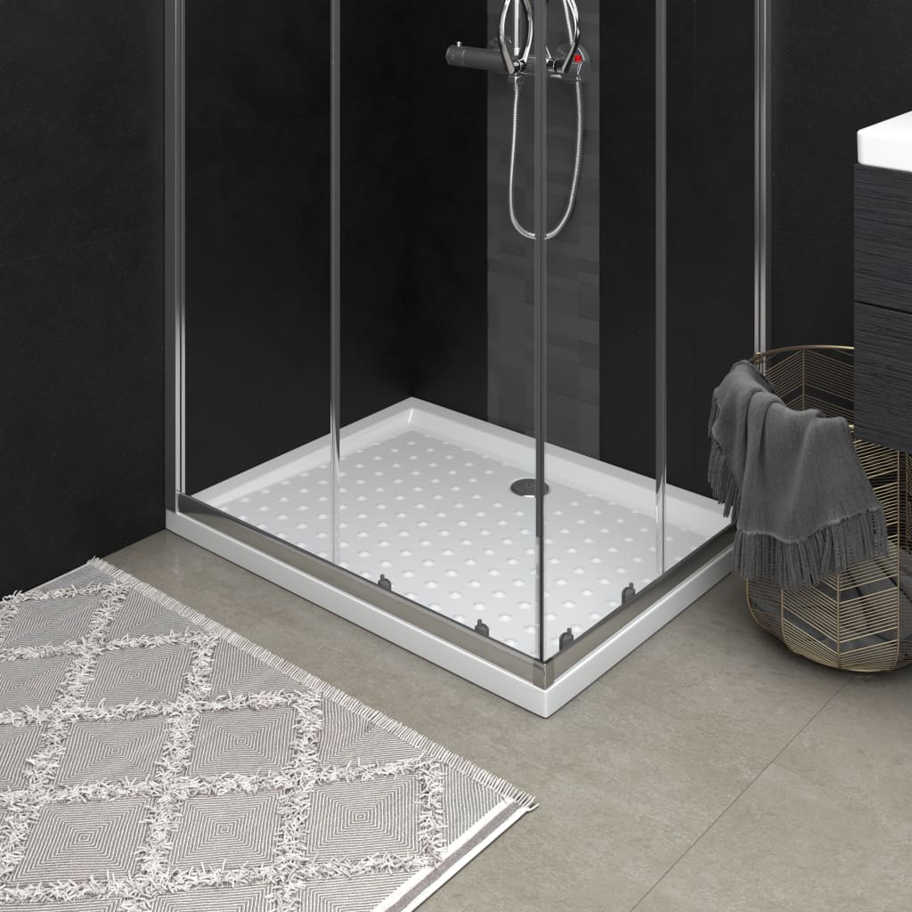 Duschwanne Anti-Rutsch Weiß 90x70x4 cm ABS Duschwanne Anti-Rutsch Weiß 90x70x4 cm ABS
