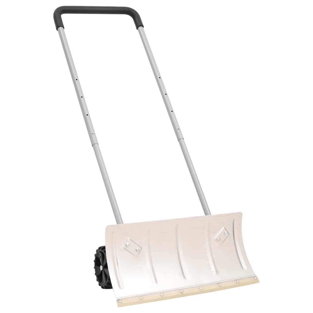 Schneeschieber mit Teleskopgriff Silbern 61 cm Stahl Schneeschieber mit Teleskopgriff Silbern 61 cm Stahl