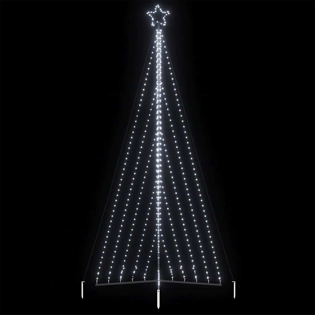 Weihnachtsbaum-Beleuchtung 570 LEDs Kaltweiß 399 cm Weihnachtsbaum-Beleuchtung 570 LEDs Kaltweiß 399 cm