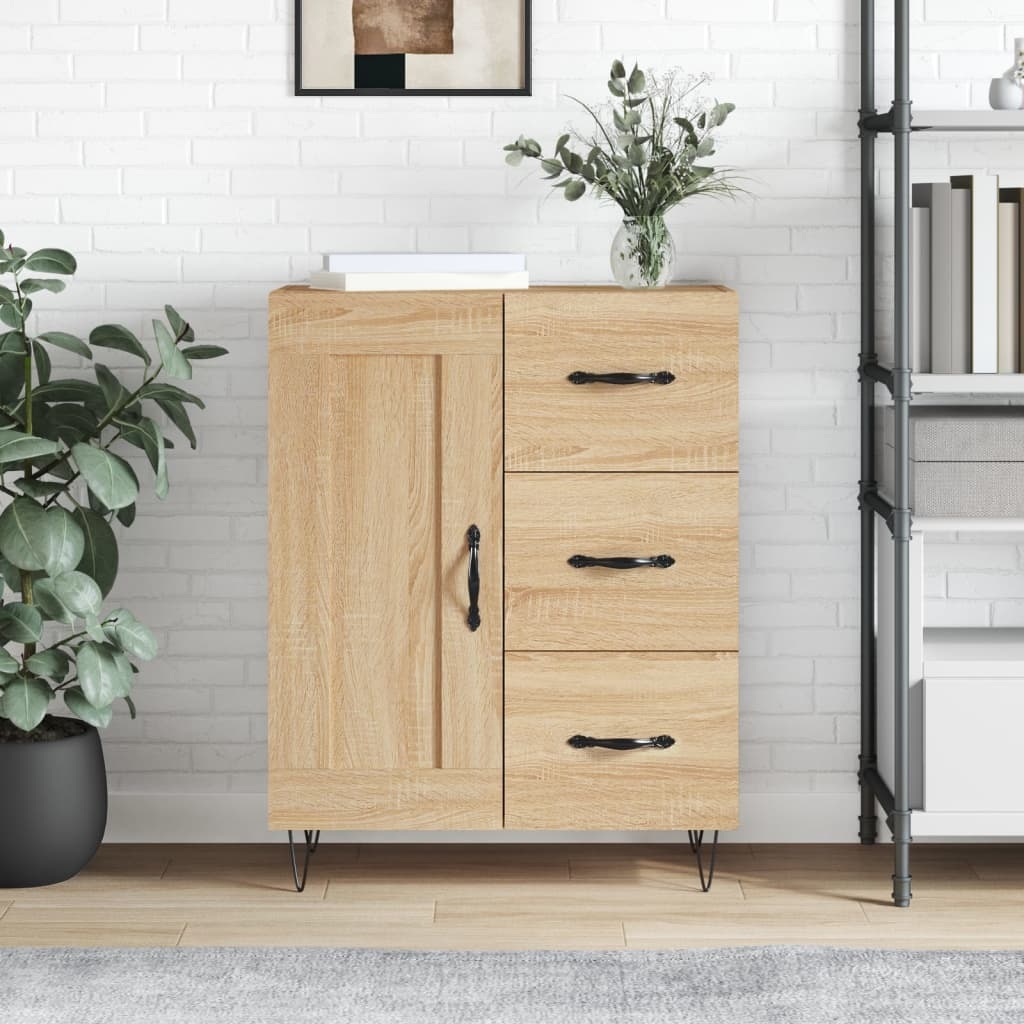 Sideboard Sonoma-Eiche 69,5x34x90 cm Holzwerkstoff Sideboard Sonoma-Eiche 69,5x34x90 cm Holzwerkstoff